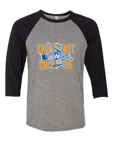 Livonia Bulldogs They Not Like Us #2 Men's Baseball T-Shirt
