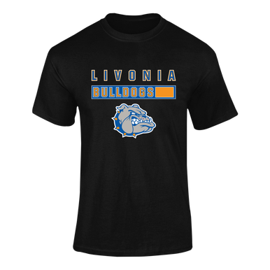 Livonia Bulldogs Mascot #7 Men's SS T-Shirt