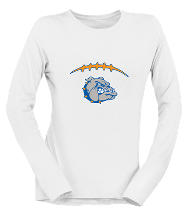Livonia Bulldogs Football #2 Women's Premium LS T-Shirt