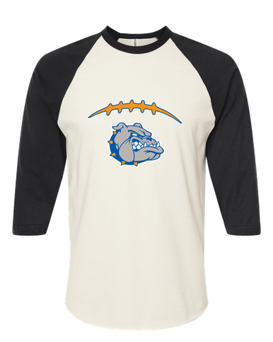 Livonia Bulldogs Football #2 Women's Baseball T-Shirt