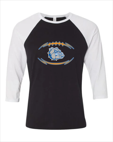 Livonia Bulldogs Football #3 Men's Baseball T-Shirt