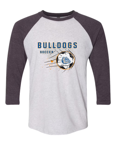 Livonia Bulldogs Soccer #2 Women's Baseball T-Shirt