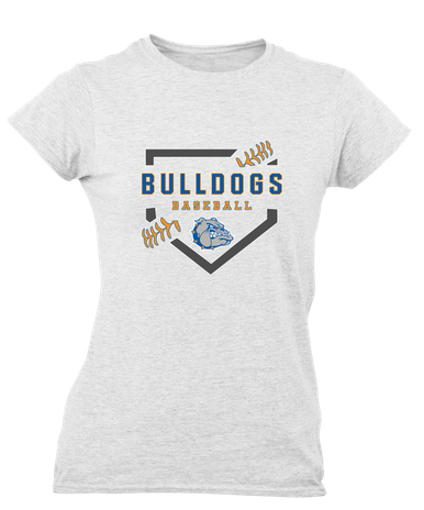 Livonia Bulldogs Baseball #2 Women's Premium SS T-Shirt