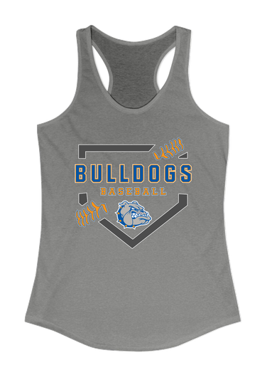 Livonia Bulldogs Baseball #2 Women's Tank Top