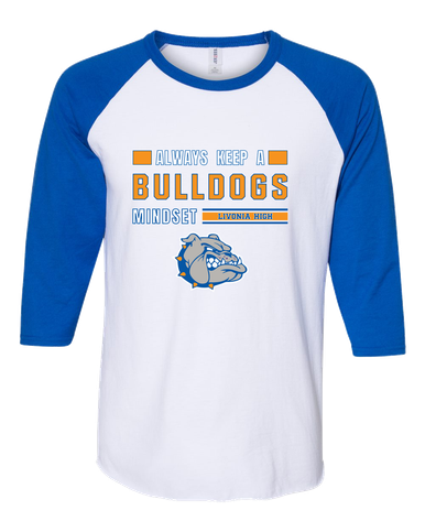 Livonia Bulldogs Mindset Men's Baseball T-Shirt