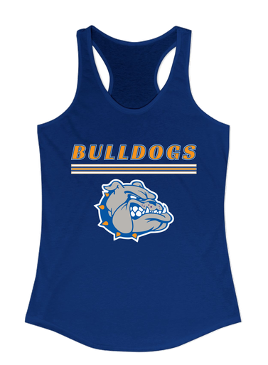 Livonia Bulldogs Mascot #8 Women's Tank Top