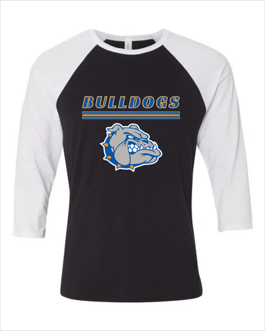Livonia Bulldogs Mascot #8 Men's Baseball T-Shirt