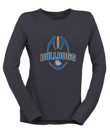 Livonia Bulldogs Football #5 Women's Premium LS T-Shirt