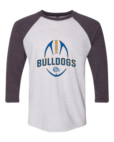 Livonia Bulldogs Football #5 Women's Baseball T-Shirt