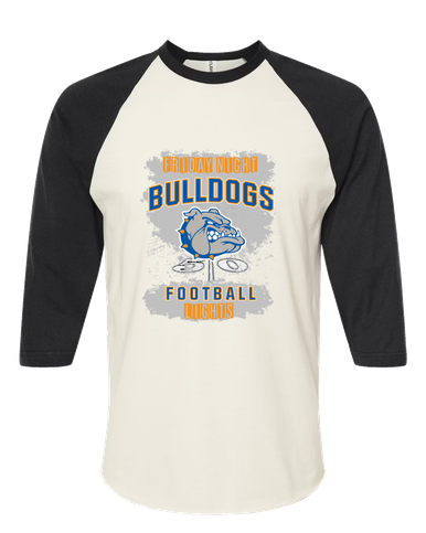 Livonia Bulldogs Football #6 Men's Baseball T-Shirt