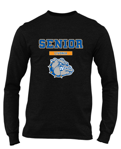 Livonia Bulldogs Senior #2 Men's LS T-Shirt