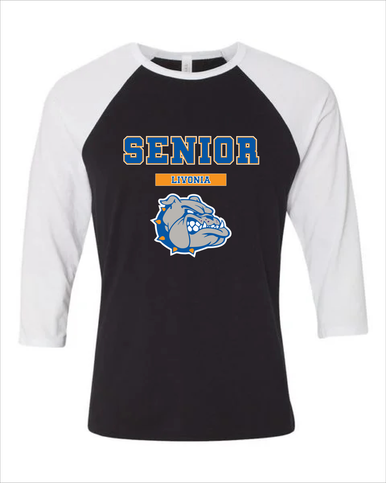 Livonia Bulldogs Senior #2 Men's Baseball T-Shirt