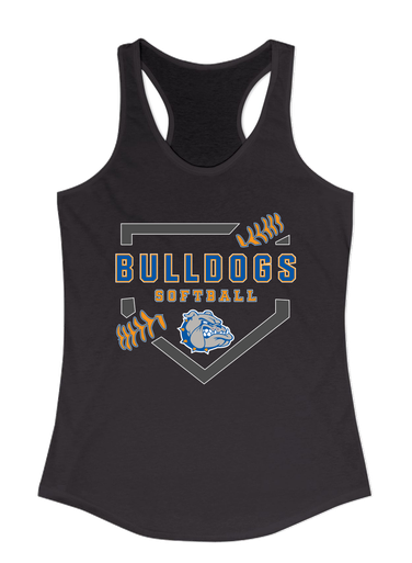 Livonia Bulldogs Softball #2 Women's Tank Top