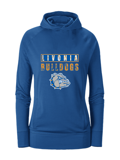 Livonia Bulldogs Mascot #9 Women's Hoodie