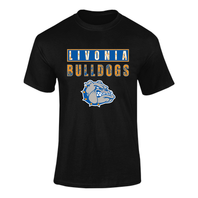 Livonia Bulldogs Mascot #9 Men's SS T-Shirt