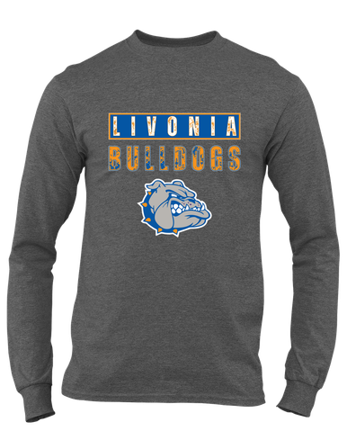 Livonia Bulldogs Mascot #9 Men's Premium LS T-Shirt