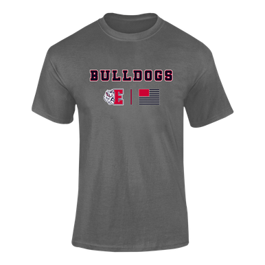 Ellensburg Bulldogs Team Colors Flag Men's SS T-Shirt