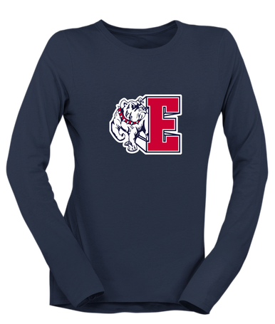 Ellensburg Bulldogs Mascot #1 Women's Premium LS T-Shirt