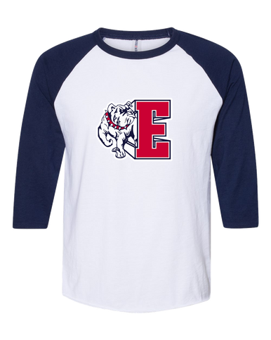 Ellensburg Bulldogs Mascot #1 Women's Baseball T-Shirt