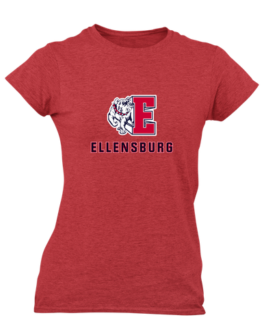 Ellensburg Bulldogs Mascot #2 Women's Premium SS T-Shirt