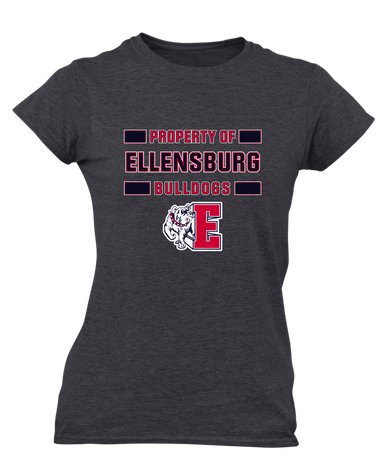 Ellensburg Bulldogs Property Of Women's SS T-Shirt