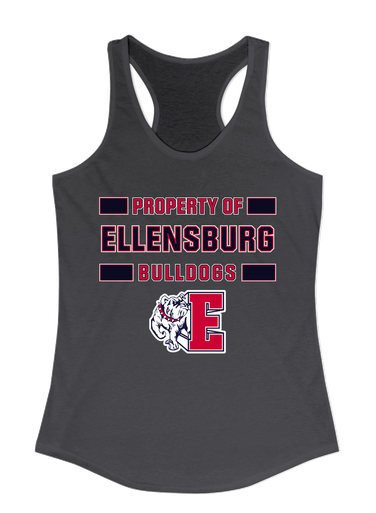 Ellensburg Bulldogs Property Of Women's Tank Top