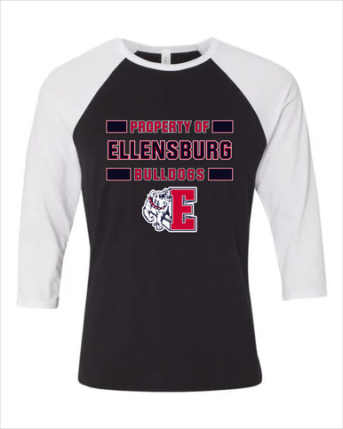Ellensburg Bulldogs Property Of Men's Baseball T-Shirt