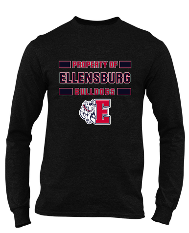 Ellensburg Bulldogs Property Of Men's Premium LS T-Shirt
