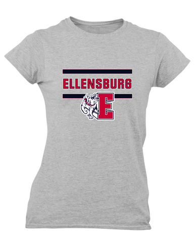 Ellensburg Bulldogs Mascot #4 Women's SS T-Shirt