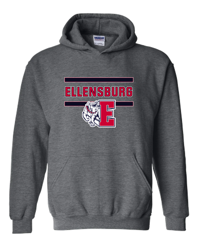 Ellensburg Bulldogs Mascot #4 Men's Hoodie