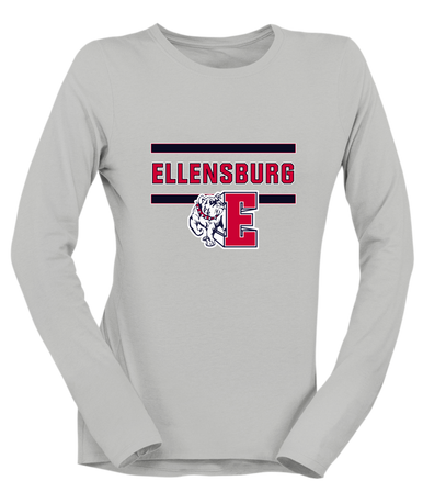 Ellensburg Bulldogs Mascot #4 Women's Premium LS T-Shirt