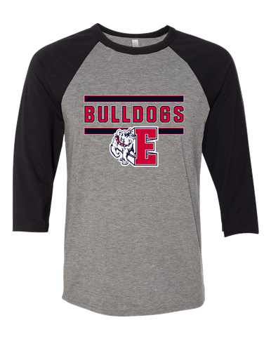 Ellensburg Bulldogs Mascot #5 Men's Baseball T-Shirt