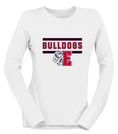 Ellensburg Bulldogs Mascot #5 Women's Premium LS T-Shirt