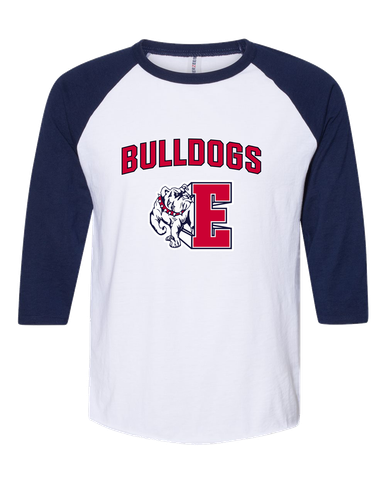 Ellensburg Bulldogs Mascot #6 Women's Baseball T-Shirt