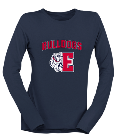 Ellensburg Bulldogs Mascot #6 Women's Premium LS T-Shirt