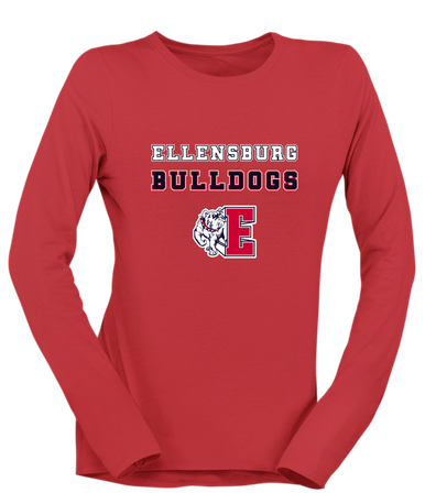Ellensburg Bulldogs Spirit Women's Premium LS T-Shirt