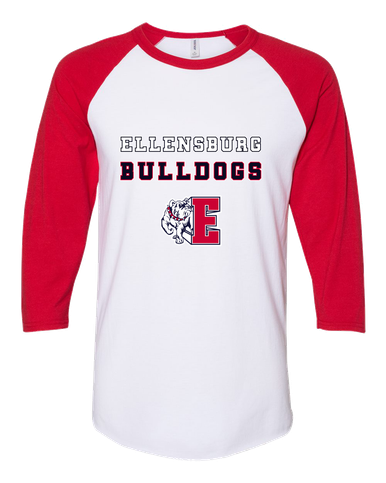 Ellensburg Bulldogs Spirit Women's Baseball T-Shirt