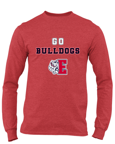 Ellensburg Bulldogs Go Team Men's LS T-Shirt