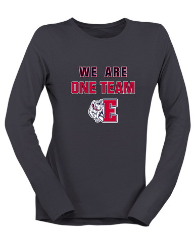 Ellensburg Bulldogs We Are One Team Women's LS T-Shirt