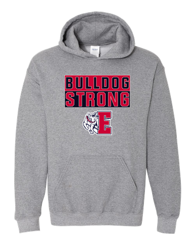 Ellensburg Bulldogs Strong #1 Men's Hoodie