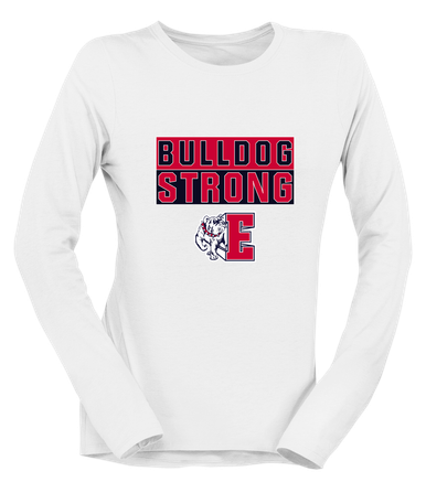 Ellensburg Bulldogs Strong #1 Women's LS T-Shirt