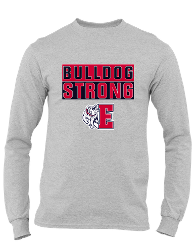 Ellensburg Bulldogs Strong #1 Men's LS T-Shirt