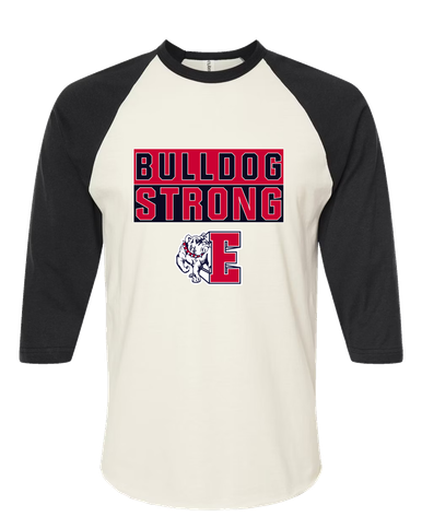 Ellensburg Bulldogs Strong #1 Women's Baseball T-Shirt