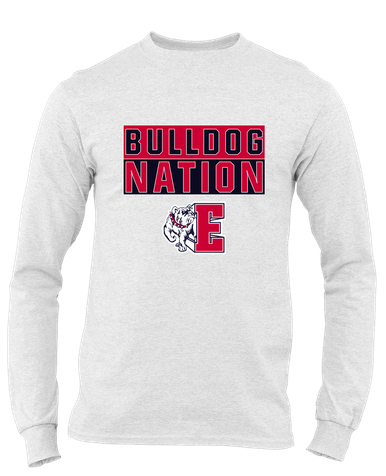 Ellensburg Bulldogs Nation #1 Men's LS T-Shirt