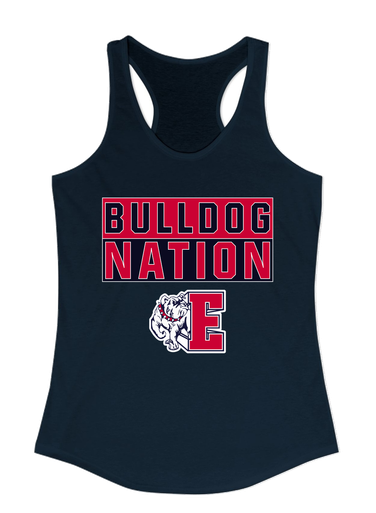 Ellensburg Bulldogs Nation #1 Women's Tank Top