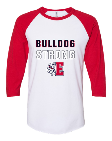 Ellensburg Bulldogs Strong #2 Women's Baseball T-Shirt