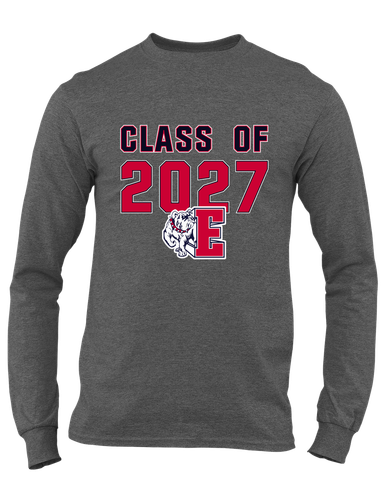 Ellensburg Bulldogs Class of 2027 Men's LS T-Shirt