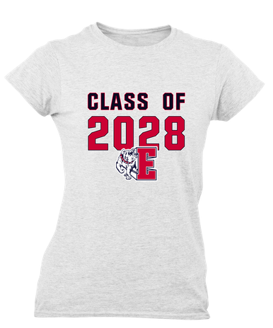 Ellensburg Bulldogs Class of 2028 Women's Premium SS T-Shirt