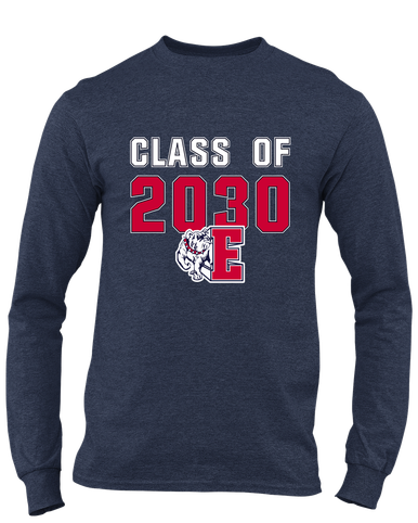 Ellensburg Bulldogs Class of 2030 Men's LS T-Shirt