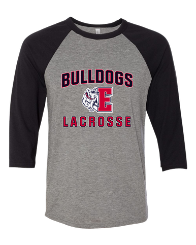 Ellensburg Bulldogs Lacrosse Men's Baseball T-Shirt